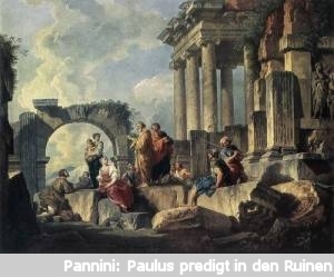 Pannini, Der Apostel Paulus predigt in den Ruinen