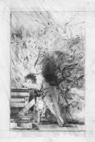 Francisco de Goya: »Der Schlaf der Vernunft gebiert Ungeheuer« 1797-1798