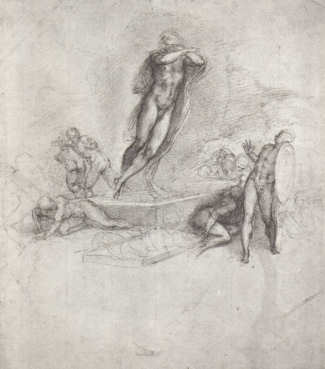 Michelangelo Buonarroti: Auferstehung, 1550-1564