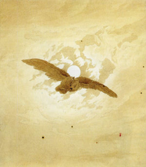 Caspar David Friedrich, Eule vor Mond