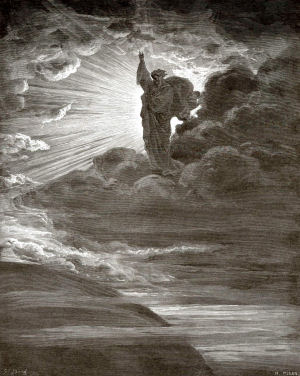 Gustave Doré: Bibelillustrationen: Da sprach Gott: »Es werde Licht»