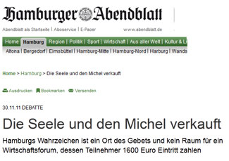 Screenshot Hamburger Abendblatt